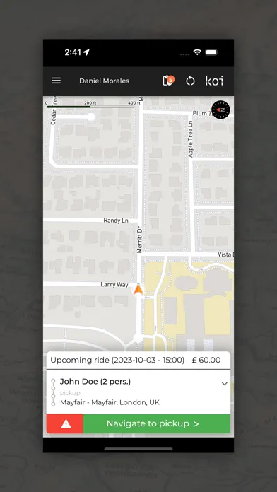 KOI Chauffeur স্ক্রিনশট