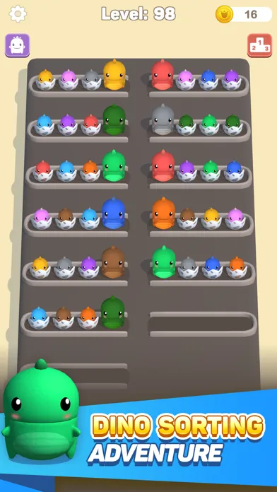 Скриншоты Dino Sort 3D: Sorting Puzzle