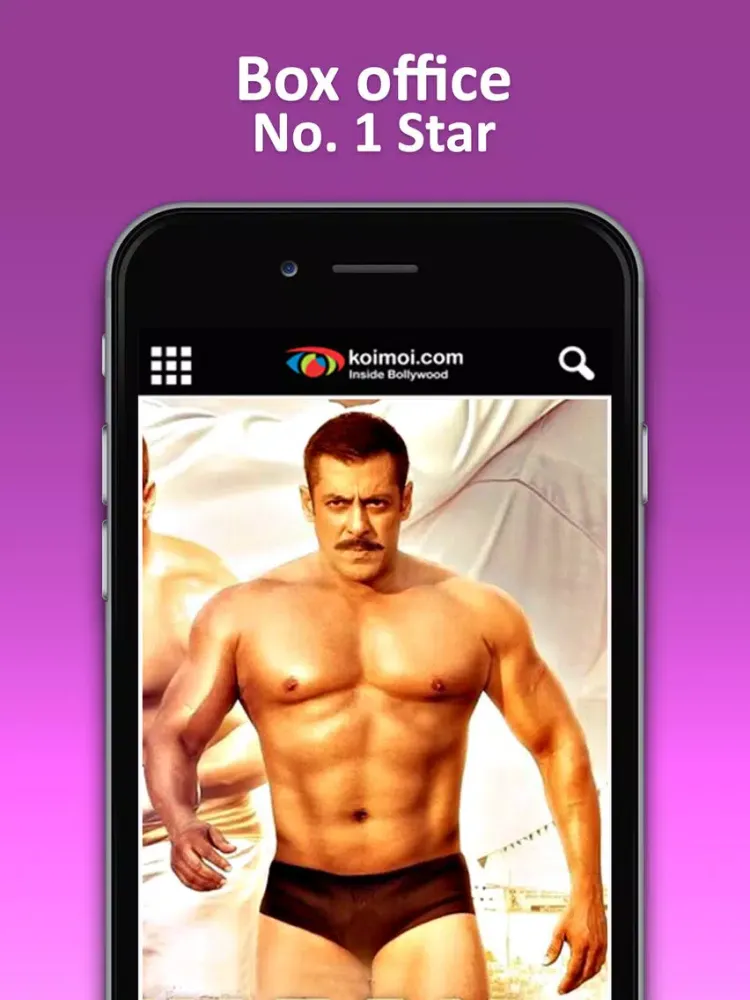 Tangkapan layar Bollywood Box Office iPad 