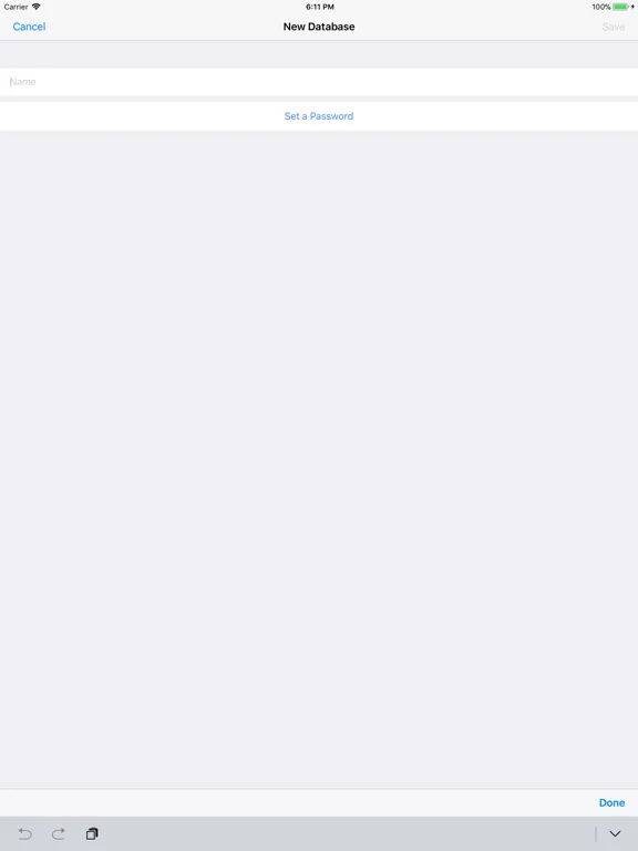 Tangkapan skrin Data Guardian iPad 