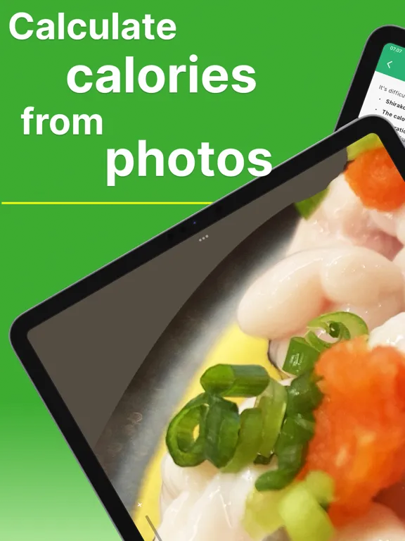 Captures d'écran de Calorie Scan - calc via photo iPad 