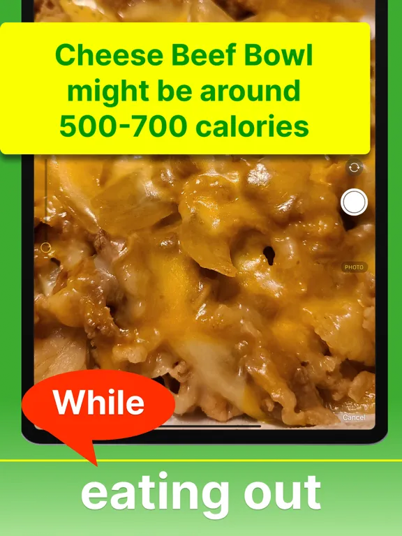Captures d'écran de Calorie Scan - calc via photo iPad 