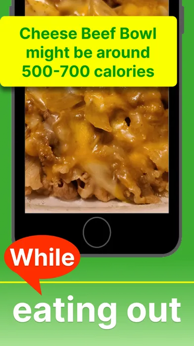 Captures d'écran de Calorie Scan - calc via photo