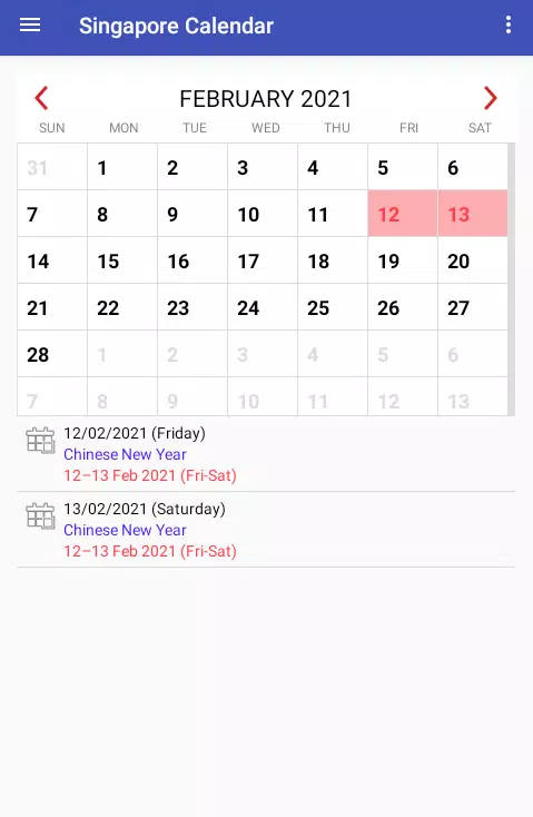 Singapore Calendar 2025 APK for Android Download PGYER APKHUB