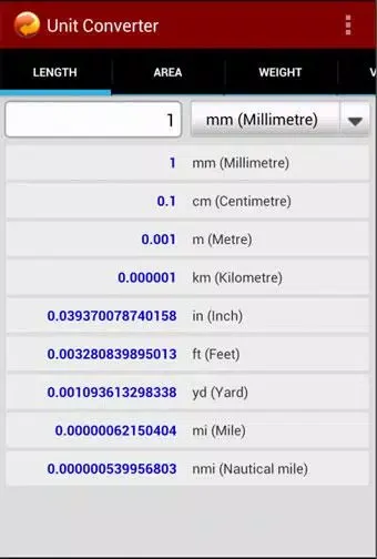 Unit Converter 스크린샷