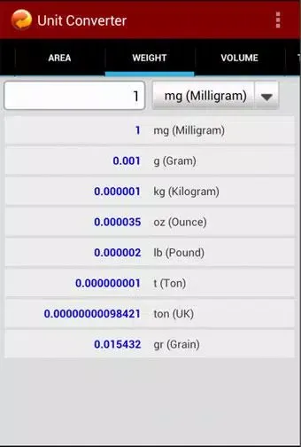 Unit Converter 스크린샷