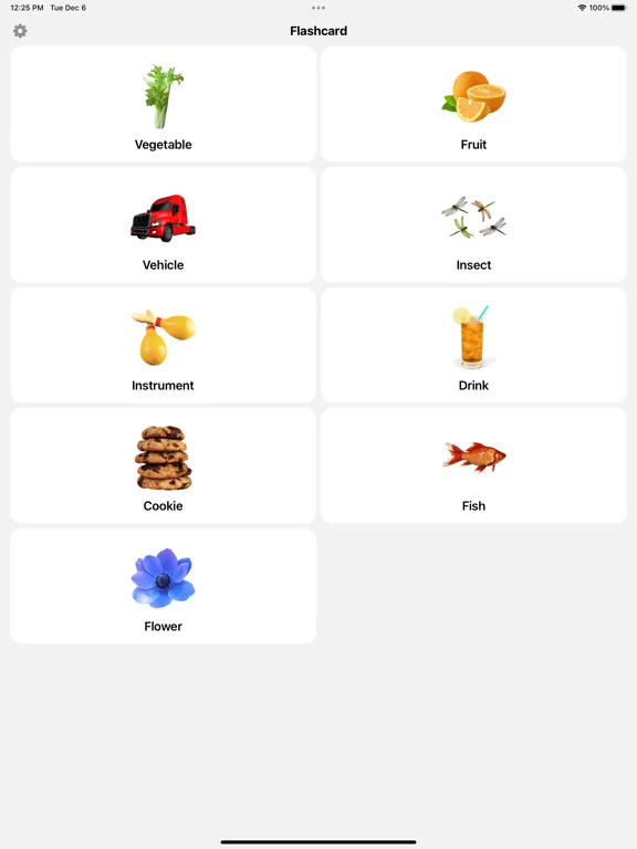 Tangkapan skrin English Flashcard for Beginner iPad 