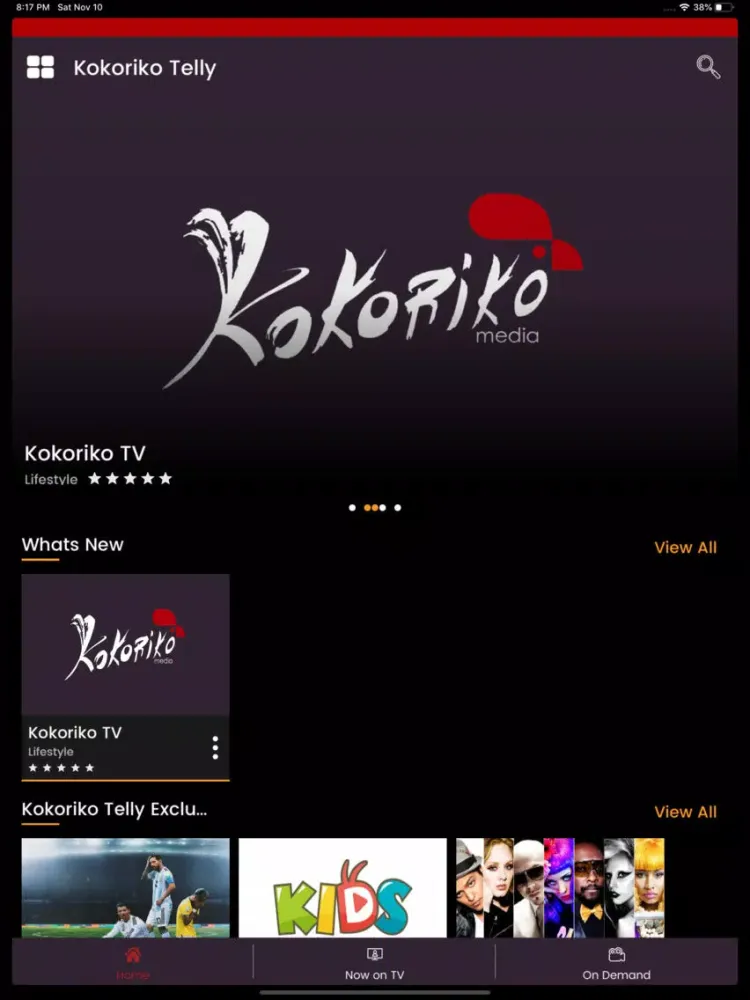 Ảnh chụp màn hình của Kokoriko Telly iPad 