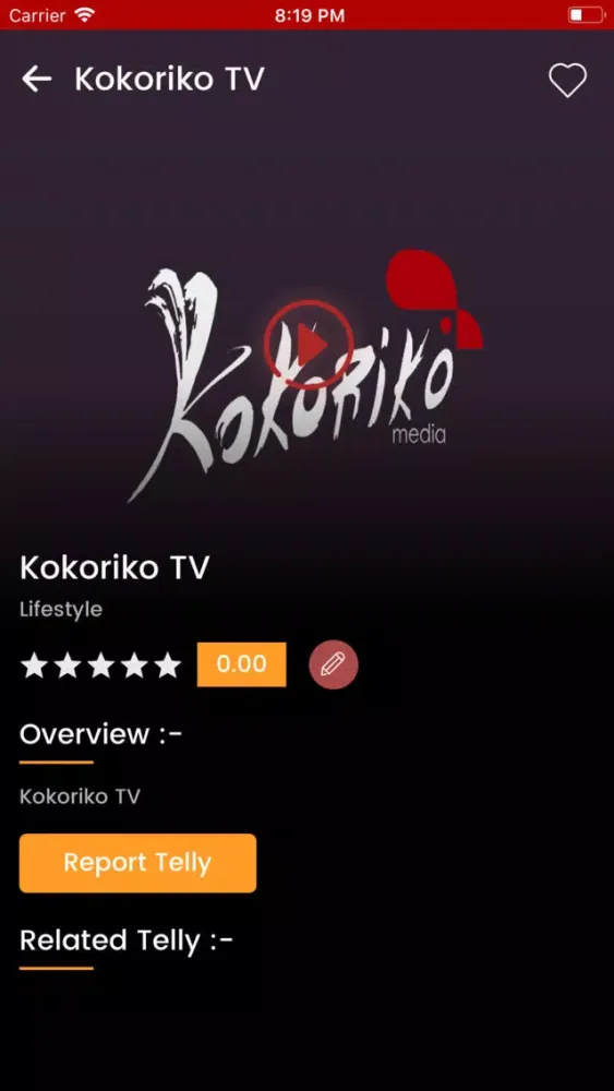 Ảnh chụp màn hình của Kokoriko Telly