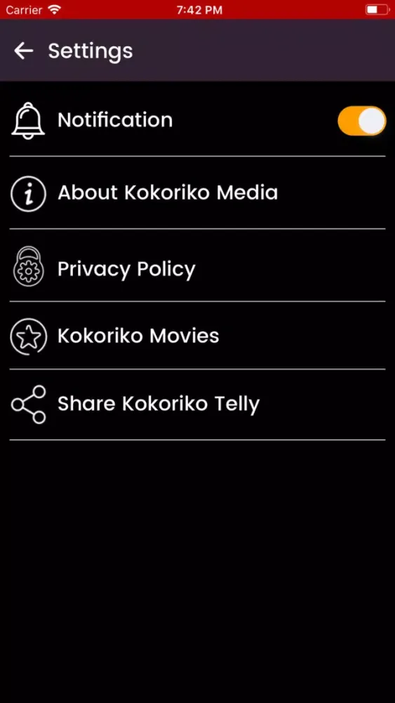 Ảnh chụp màn hình của Kokoriko Telly