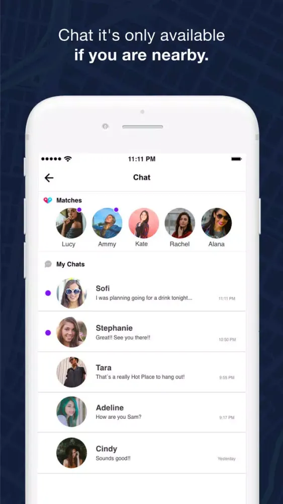 Ảnh chụp màn hình của Approach -Dating People Nearby