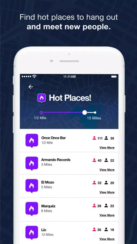 Ảnh chụp màn hình của Approach -Dating People Nearby