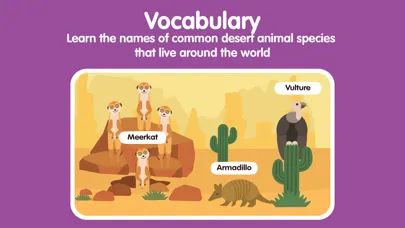Скриншоты Learn Desert Animals for kids