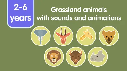 Grassland Animals for Kids應用截圖
