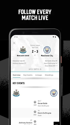 GOAL Live Scores Screenshots