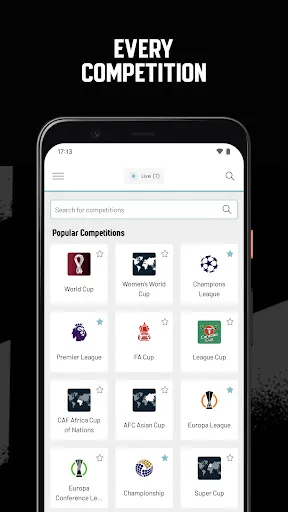 GOAL Live Scores Screenshots