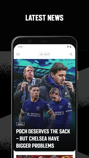 GOAL Live Scores Screenshots