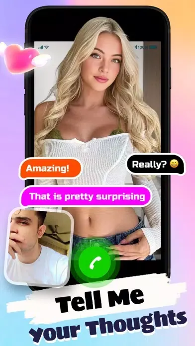 Tangkapan layar Kola - Video Chat, Live Call