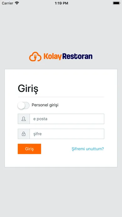KolayRestoran سکرین شاٹس