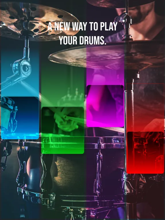 Drum Tiles: drumming game iPad 應用截圖
