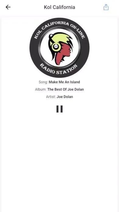 Kol California Online Radio Screenshots