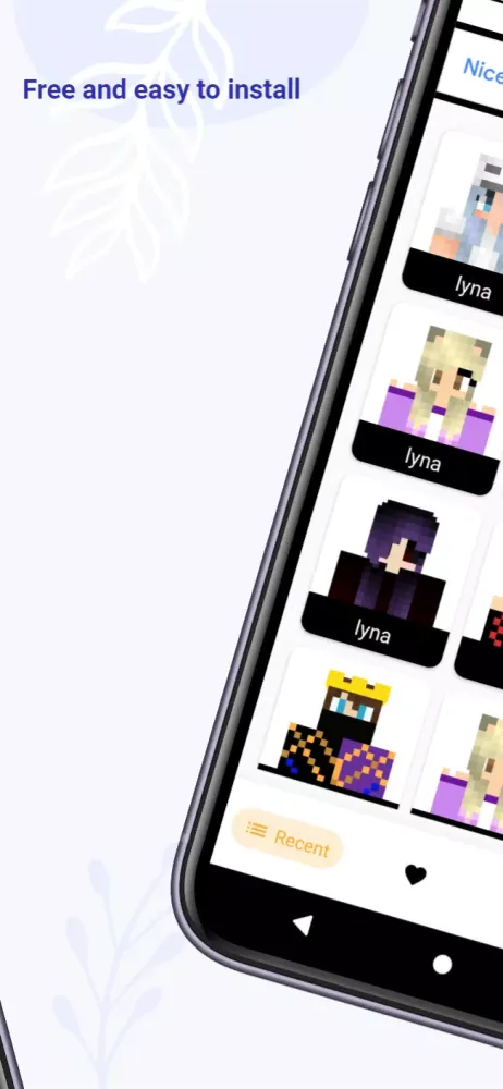 Skins de Lyna para Minecraft Ekran Görüntüleri