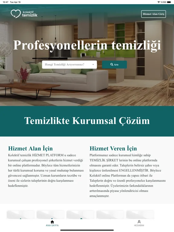 Kolektif Temizlik iPad 应用截图