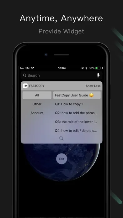 Tangkapan layar FastCopy-Fast input