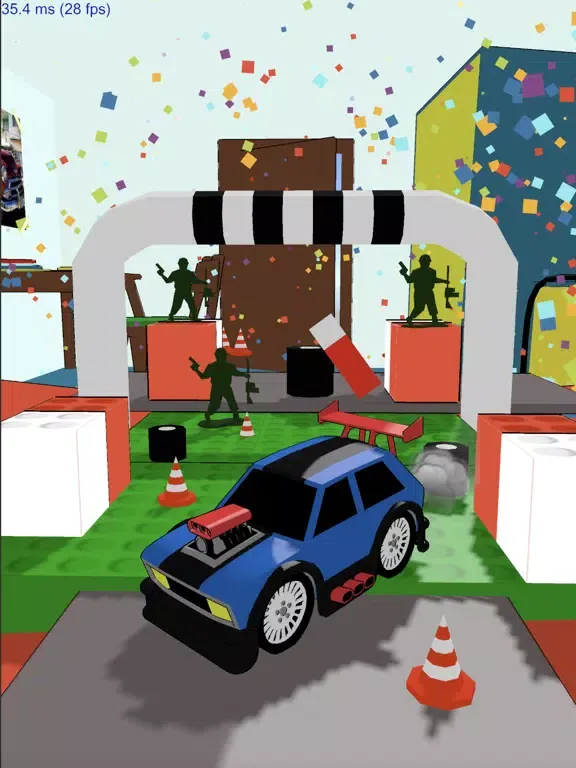 Flick Cars iPad  Screenshots