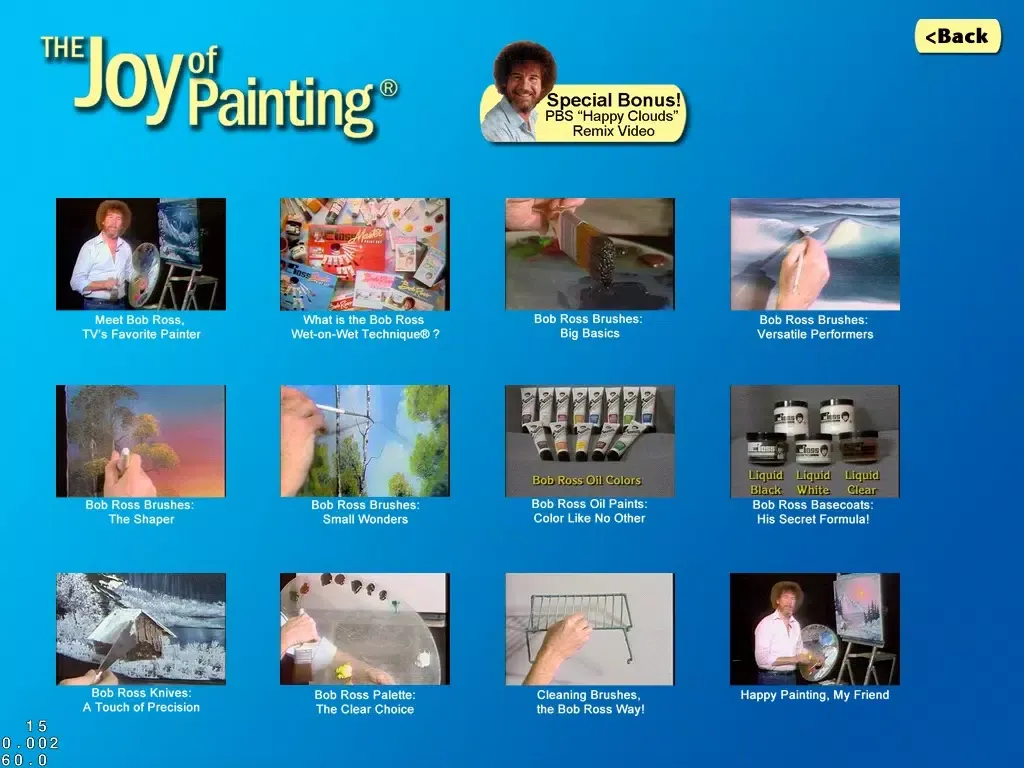 Zrzuty ekranu Bob Ross iPad 