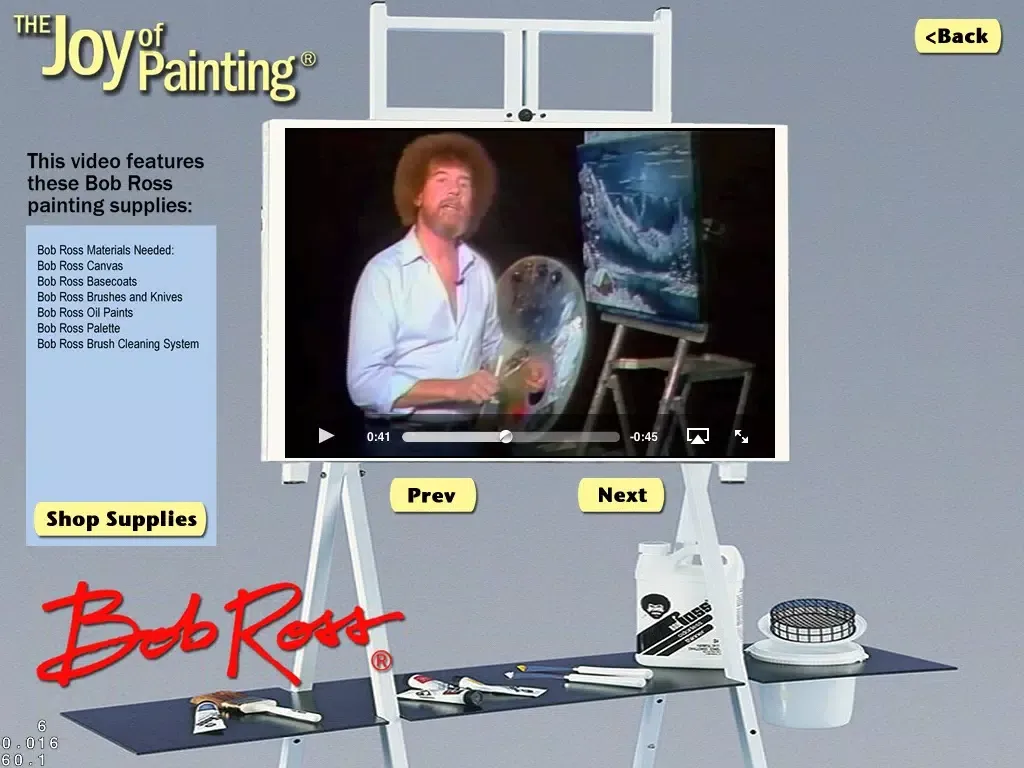Zrzuty ekranu Bob Ross iPad 