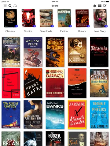 Ảnh chụp màn hình của KyBook - EPub,FB2,PDF,DjVu Reader iPad 
