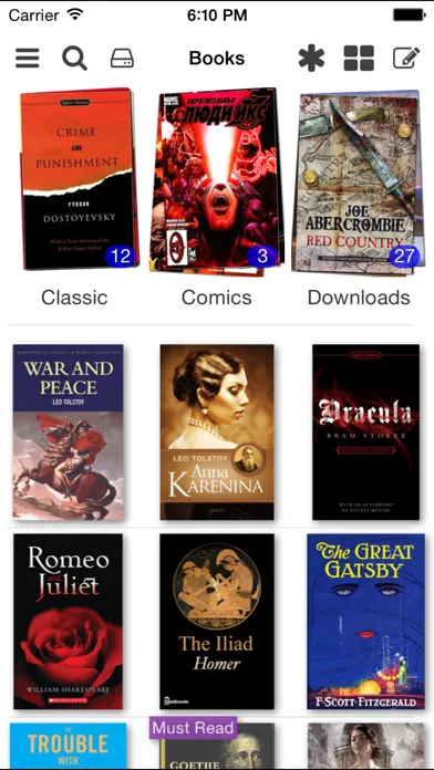 Ảnh chụp màn hình của KyBook - EPub,FB2,PDF,DjVu Reader