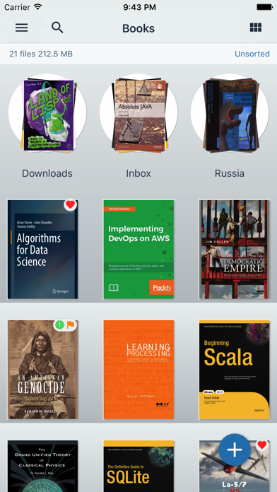 ภาพหน้าจอของ BiLibre DjVu and PDF Reader