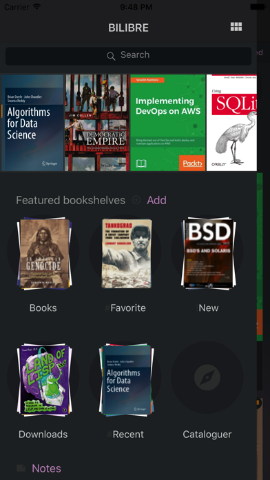 ภาพหน้าจอของ BiLibre DjVu and PDF Reader