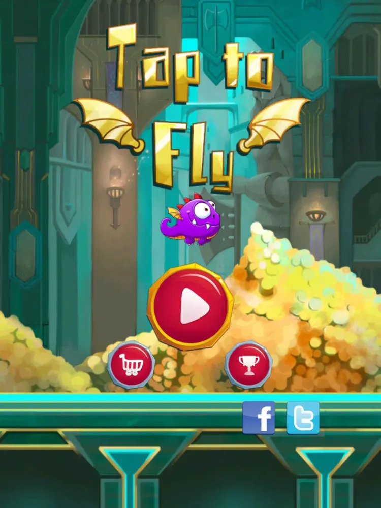 Ảnh chụp màn hình của Tap to Fly: Dragons iPad 