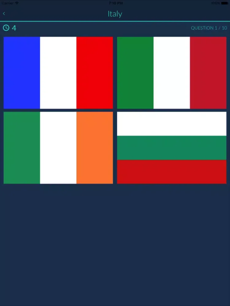 Flags Quiz – learn the flags iPad  Screenshots