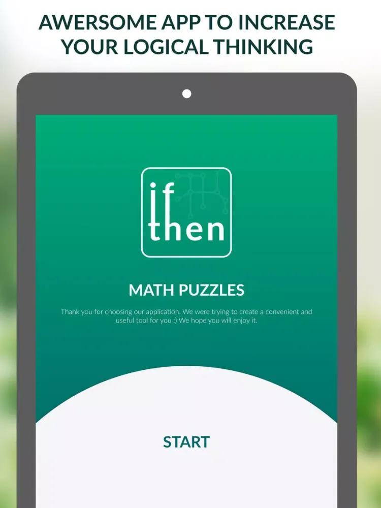 Скриншоты Math Puzzles - IF, THEN... iPad 