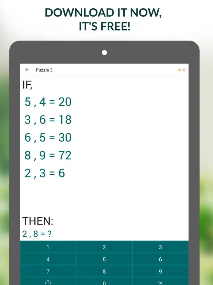 Скриншоты Math Puzzles - IF, THEN... iPad 