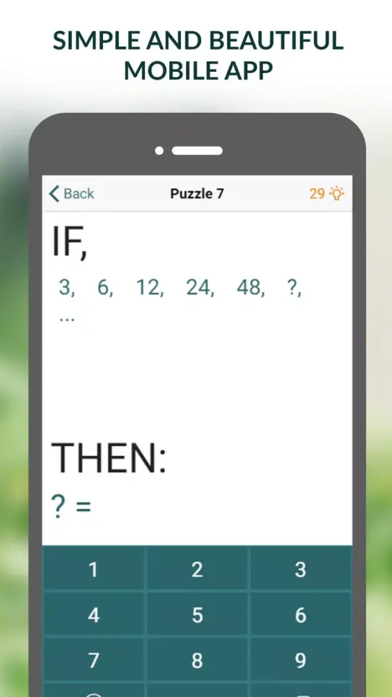 Скриншоты Math Puzzles - IF, THEN...