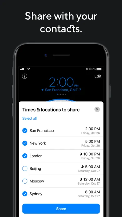 World Clock Pro: Convert Time 스크린샷