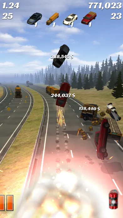 Captures d'écran de Highway Crash Derby