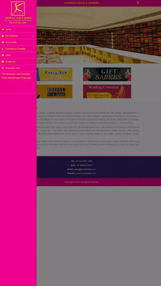 Capturas de pantalla de Komathi Silks & Sarees