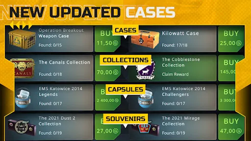 Case Chase: Simulator for CSGO Screenshots
