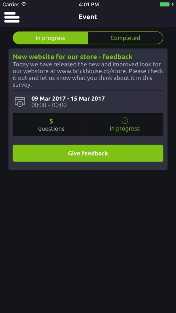 Capturas de pantalla de Komm.io