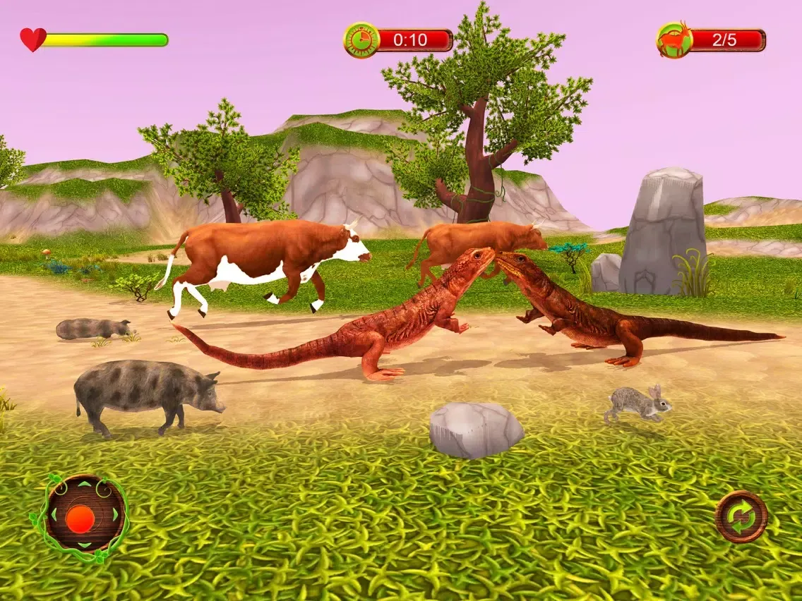 Capturas de pantalla de Hungry Komodo Attack Simulator iPad 