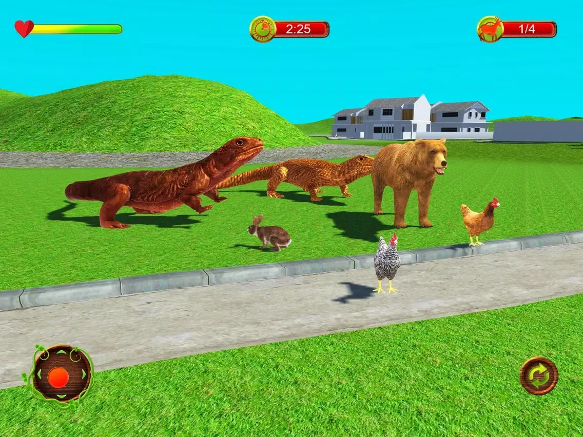 Capturas de pantalla de Hungry Komodo Attack Simulator iPad 