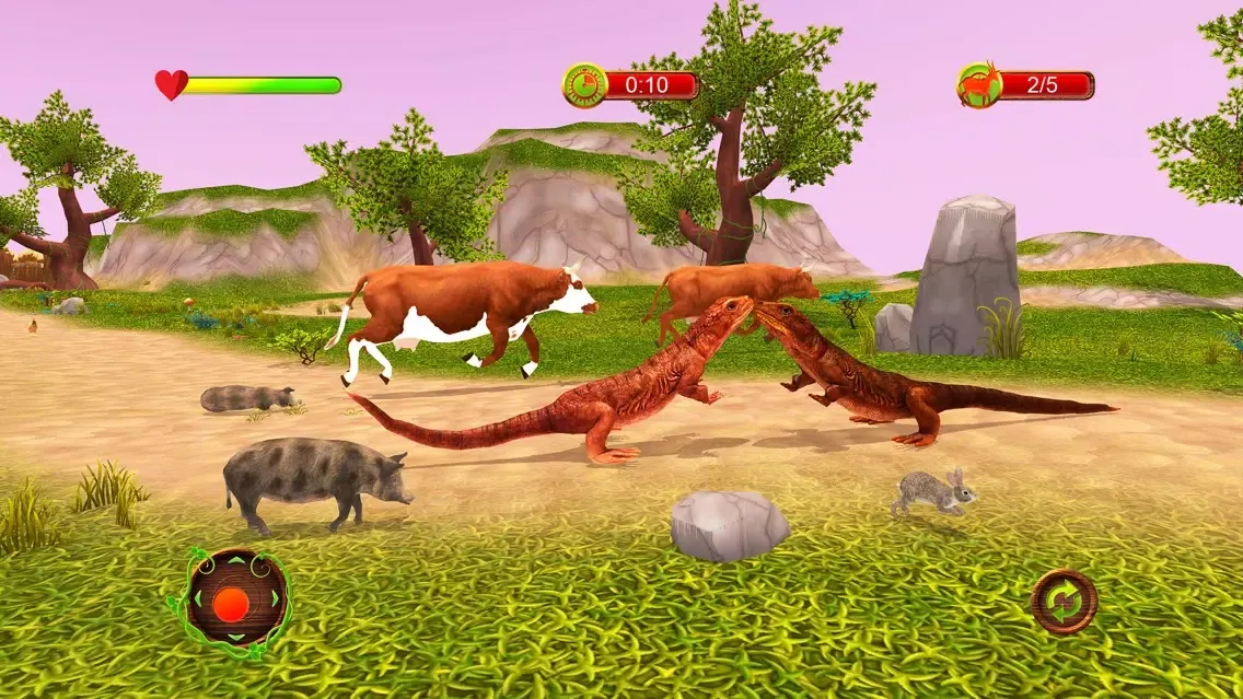 Capturas de pantalla de Hungry Komodo Attack Simulator