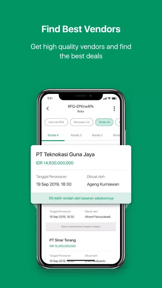 ภาพหน้าจอของ Komodo Buyer