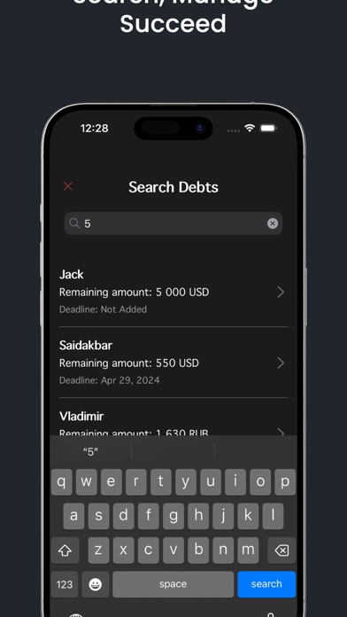 Capturas de pantalla de Debt Tracker: never lose it